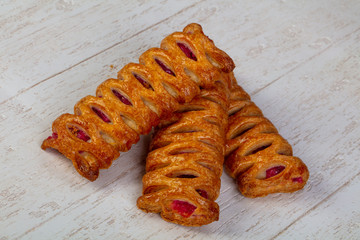 Delicious puff pastry