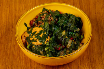 Salad with lentil