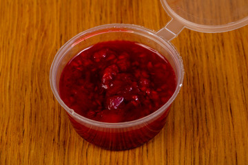 Berry sweet topping