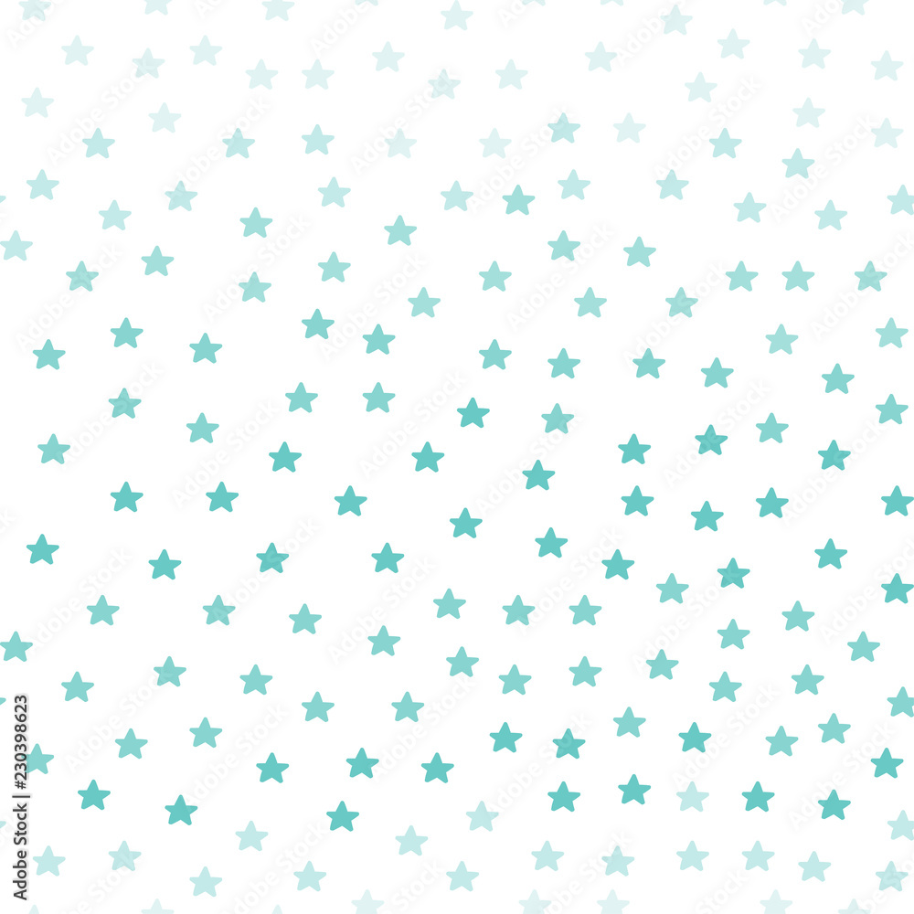 Poster minimalistic gradient stars. hand drawn vector seamless pattern