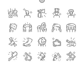 Spirit Well-crafted Pixel Perfect Vector Thin Line Icons 30 2x Grid for Web Graphics and Apps. Simple Minimal Pictogram