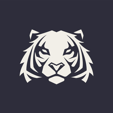 Tiger Mascot Vector Icon