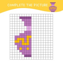 Educational game for children. Learning symmetry for toddlers and kids.