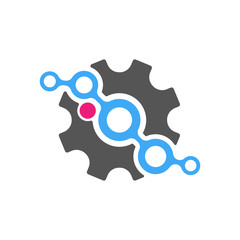 Gear logo icon vector illustration Vector Eps10