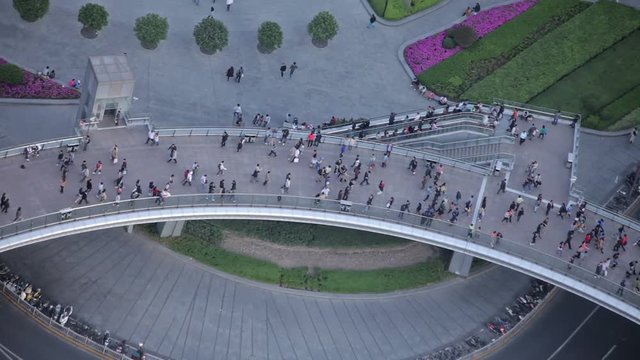 Waitan embankment of Shanghai