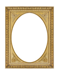 Old wooden picture frame