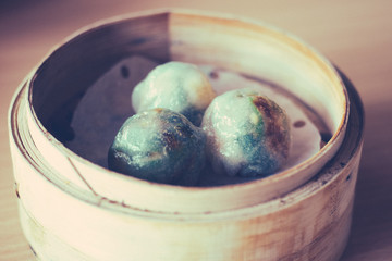 Various Traditional Chinese Dim Sum Dian Xin in Chinese Restaurant