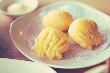 Various Traditional Chinese Dim Sum Dian Xin in Chinese Restaurant