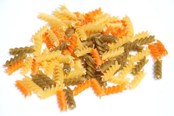 ESPIRALES DE PASTA DE VERDURAS