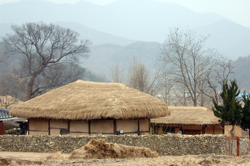 Fototapeta na wymiar Oeamri Folk Village