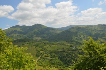 Fototapeta na wymiar view of mountains.Transcarpathia