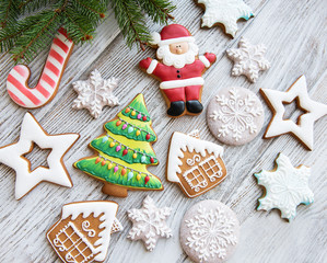 Christmas decoration with cookies