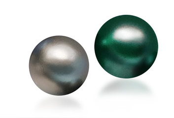 black pearl, green pearl
