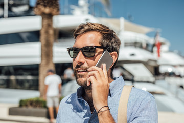 Businessman on a Vacation