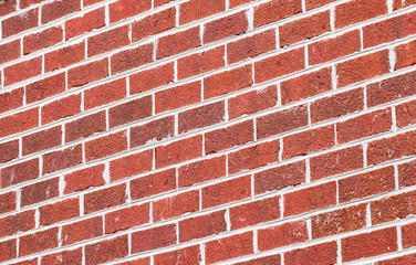 Red brick wall background