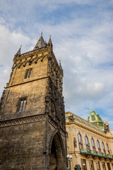 Fototapeta na wymiar La Tour Poudrière de Prague