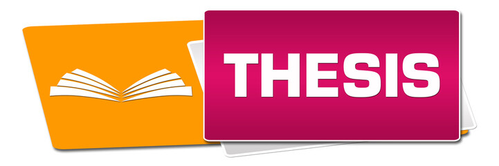 Thesis Pink Orange Rounded Horizontal 