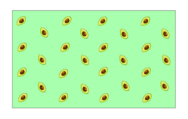 Avocado Background Pattern