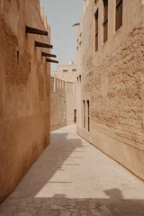 Fotobehang Midden-Oosten Old town in Al Fahidi Historical District. Dubai city, UAE