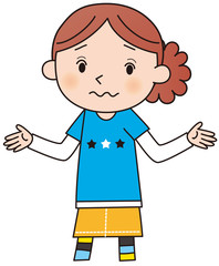 少女F お手上げ