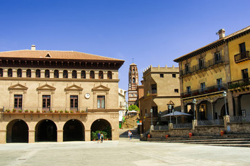 Fototapeta na wymiar Poble Espanyol (traditional architectural complex) in Barcelona, Spain