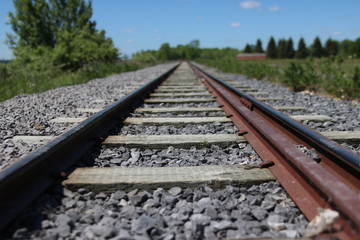 Fototapeta premium train tracks