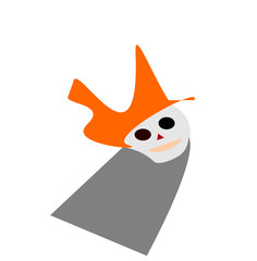 rabbit with blank sign