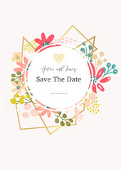 Frame vector template