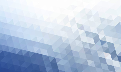 Obraz premium Abstract blue background made in the style of polygons. Background for business card and other design artworks.