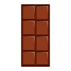 Isolated chocolate bar icon. Vector illustration design
