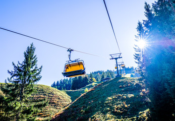 ski lift cabin