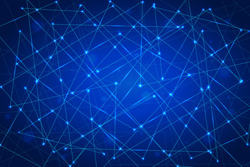 Abstract Vector Background Circuit Board Technology Pattern Concept Blue gredient Scifi futuristic Hi-tech digital  Design Illustration. 