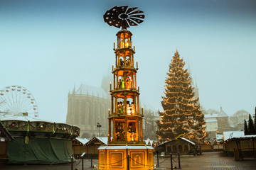 Christmas market in Erfurt, Germany