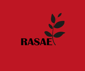 Obraz premium F letter eco logo, volume icon Realistic organic logo with leaves. illustration