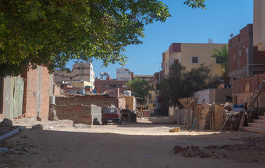 Exterior view of building against blue sky