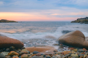 Sunrise at Boulder Beach, Acadia National Park, Maine