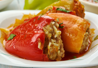 Hungarian stuffed peppers