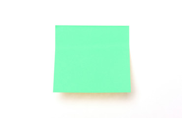 Green sticky note
