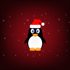 penguin, hat vector icon