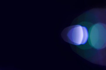 Lens flash blue-magenta flare ready for edit