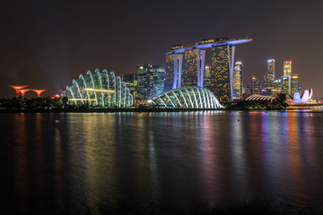 Naklejka premium cityscape, singapore