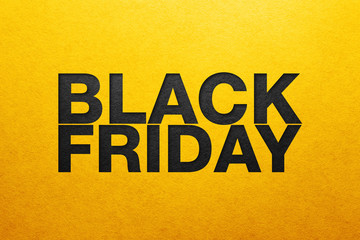 Black friday poster.