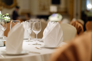 wedding table setting