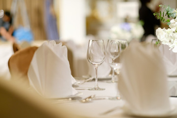 wedding table setting