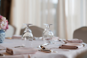 wedding table setting