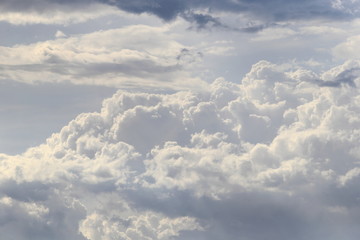 blue sky with white clouds