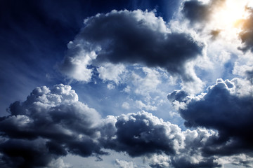 Obraz premium Cloudscape with a Light