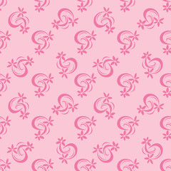 seamless pattern. Flower