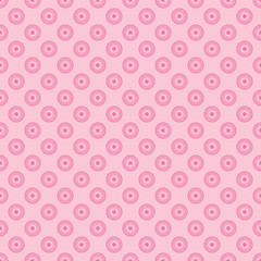 Geometric seamless pattern. Circles, stars