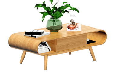 3d render of coffee table